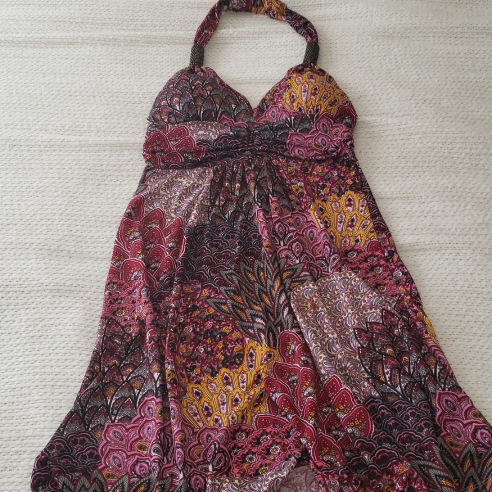 Spring/Summer Halter-Neck Paternal Dress